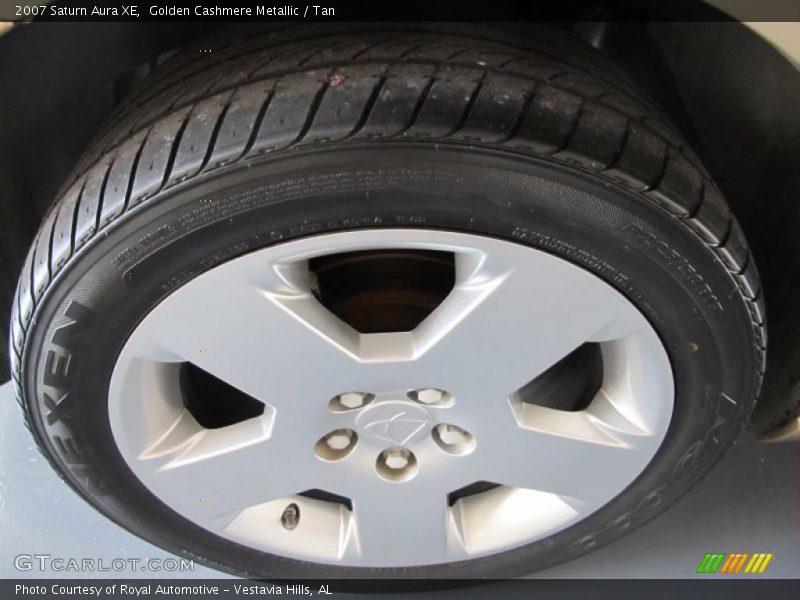 Golden Cashmere Metallic / Tan 2007 Saturn Aura XE