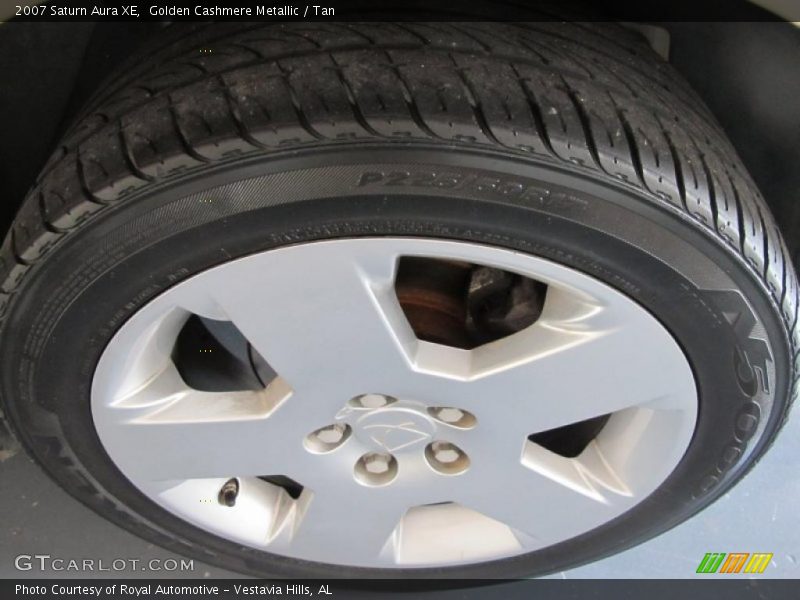 Golden Cashmere Metallic / Tan 2007 Saturn Aura XE