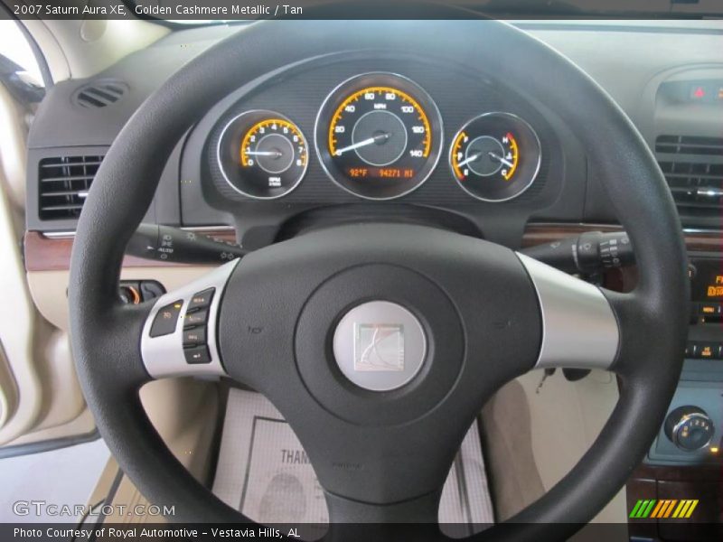 Golden Cashmere Metallic / Tan 2007 Saturn Aura XE