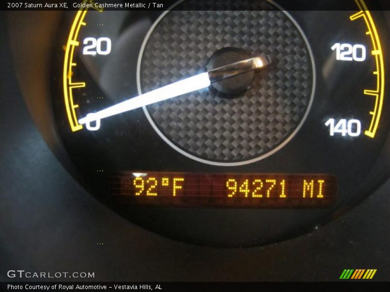 Golden Cashmere Metallic / Tan 2007 Saturn Aura XE