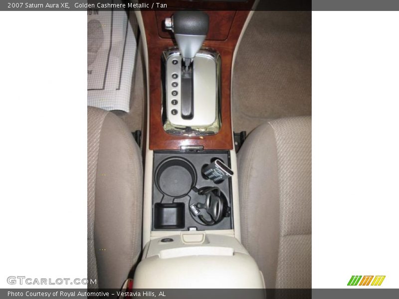 Golden Cashmere Metallic / Tan 2007 Saturn Aura XE