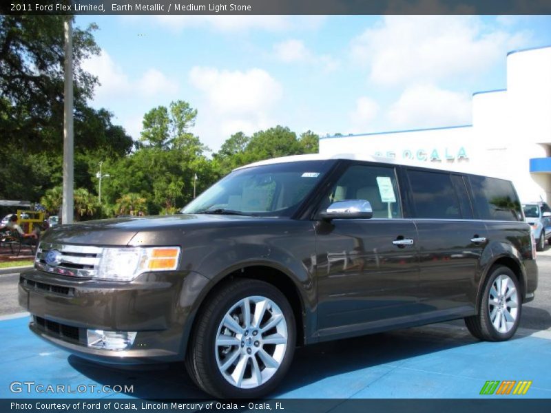 Earth Metallic / Medium Light Stone 2011 Ford Flex Limited