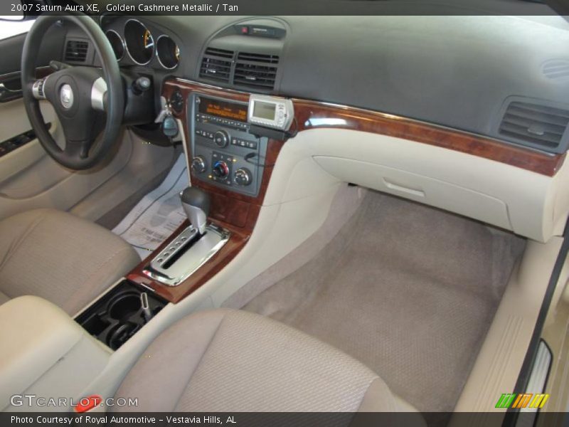 Golden Cashmere Metallic / Tan 2007 Saturn Aura XE