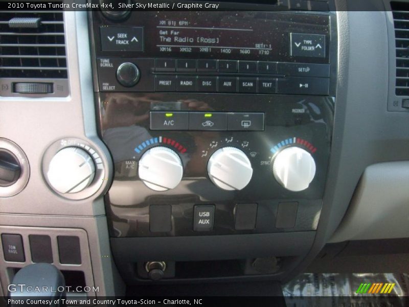 Silver Sky Metallic / Graphite Gray 2010 Toyota Tundra CrewMax 4x4