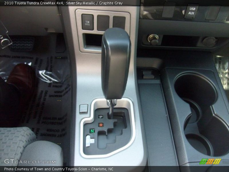 Silver Sky Metallic / Graphite Gray 2010 Toyota Tundra CrewMax 4x4