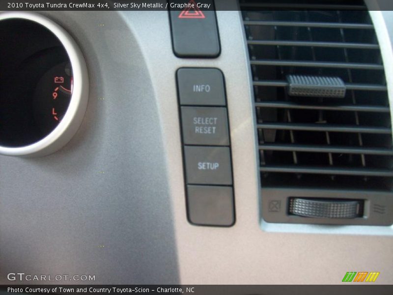 Silver Sky Metallic / Graphite Gray 2010 Toyota Tundra CrewMax 4x4