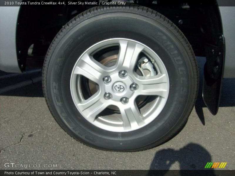 Silver Sky Metallic / Graphite Gray 2010 Toyota Tundra CrewMax 4x4