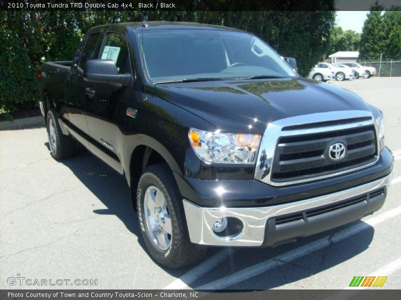 Black / Black 2010 Toyota Tundra TRD Double Cab 4x4