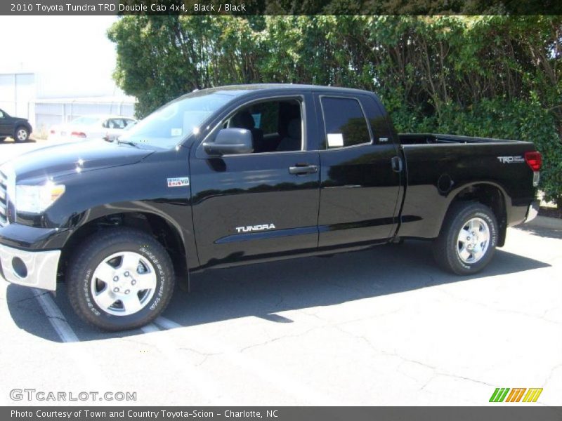 Black / Black 2010 Toyota Tundra TRD Double Cab 4x4