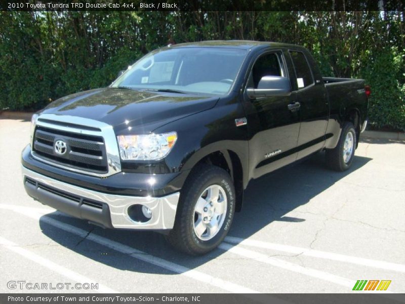 Black / Black 2010 Toyota Tundra TRD Double Cab 4x4