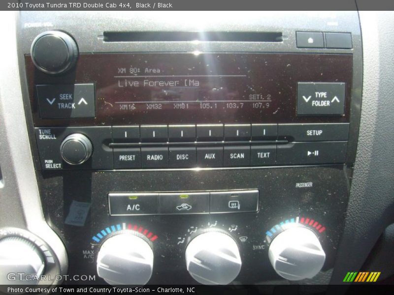 Black / Black 2010 Toyota Tundra TRD Double Cab 4x4