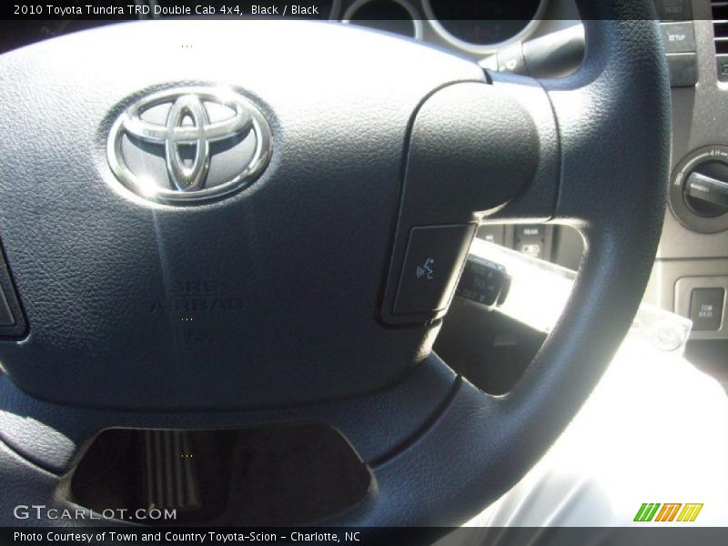 Black / Black 2010 Toyota Tundra TRD Double Cab 4x4