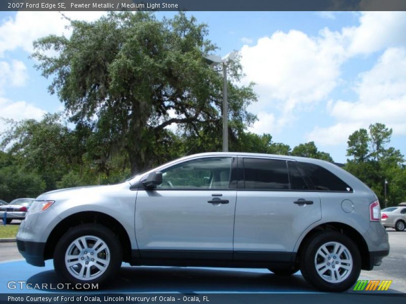 Pewter Metallic / Medium Light Stone 2007 Ford Edge SE