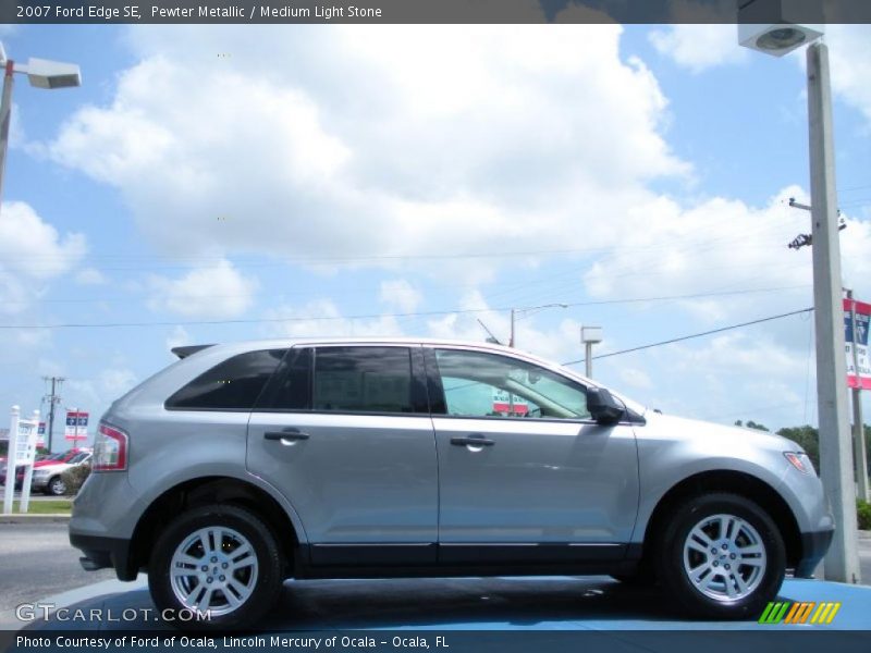 Pewter Metallic / Medium Light Stone 2007 Ford Edge SE