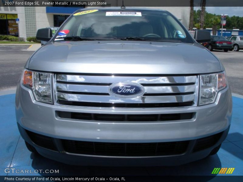 Pewter Metallic / Medium Light Stone 2007 Ford Edge SE