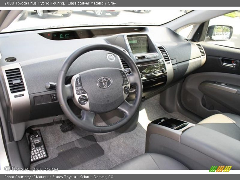 Classic Silver Metallic / Gray 2008 Toyota Prius Hybrid Touring