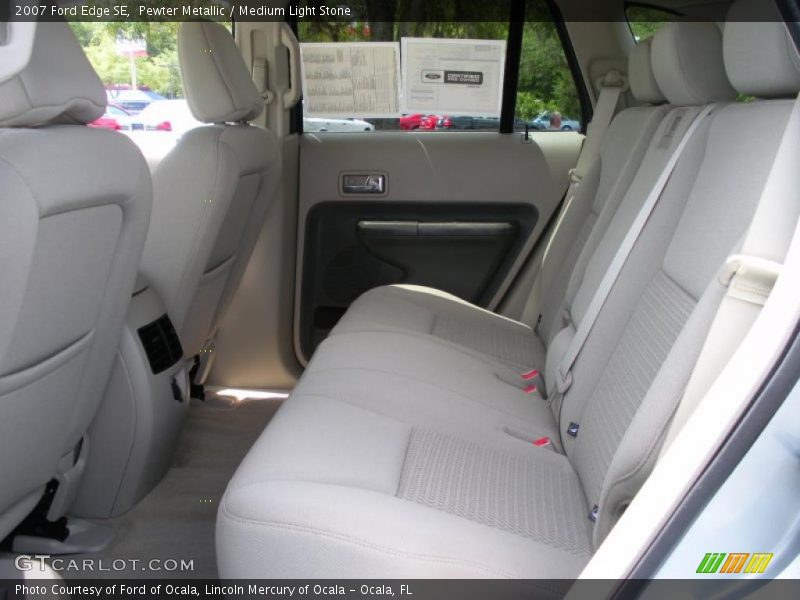 Pewter Metallic / Medium Light Stone 2007 Ford Edge SE