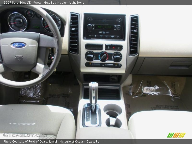 Pewter Metallic / Medium Light Stone 2007 Ford Edge SE