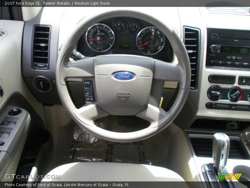 Pewter Metallic / Medium Light Stone 2007 Ford Edge SE