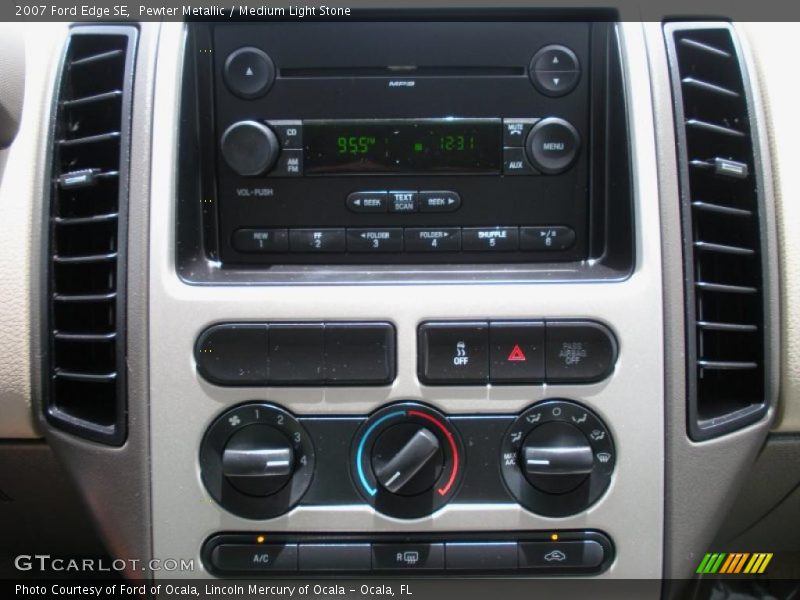 Pewter Metallic / Medium Light Stone 2007 Ford Edge SE