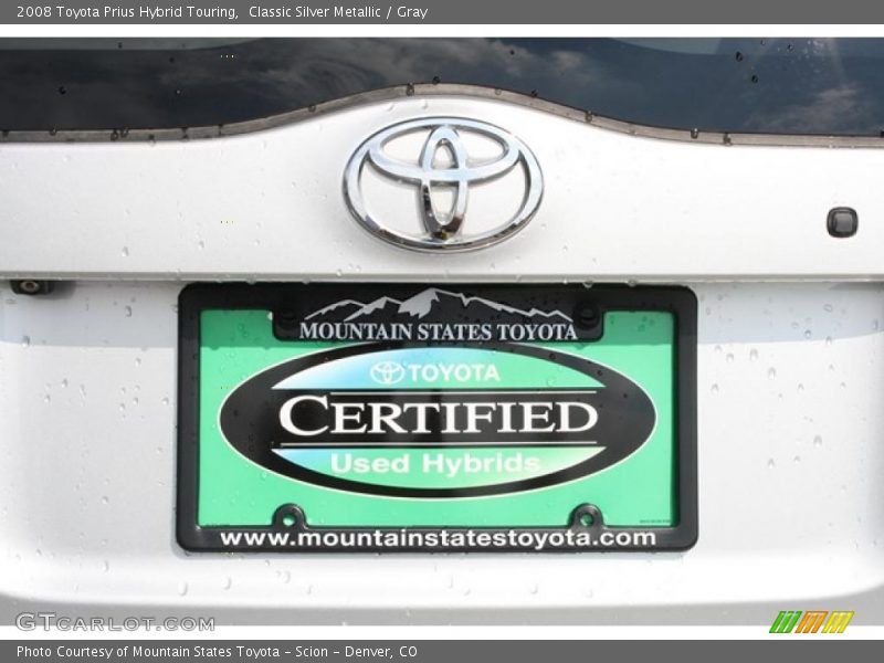 Classic Silver Metallic / Gray 2008 Toyota Prius Hybrid Touring