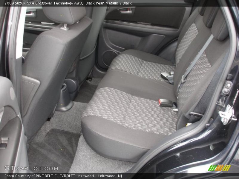 Black Pearl Metallic / Black 2009 Suzuki SX4 Crossover Technology AWD