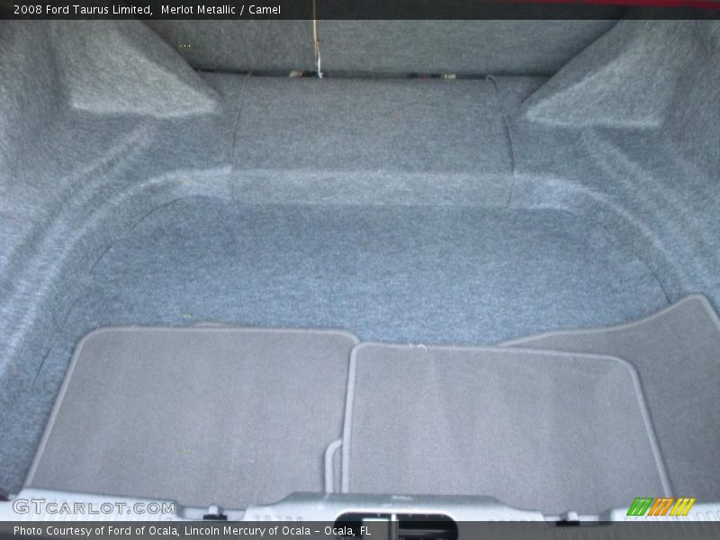 Merlot Metallic / Camel 2008 Ford Taurus Limited