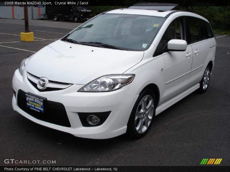 Crystal White / Sand 2008 Mazda MAZDA5 Sport