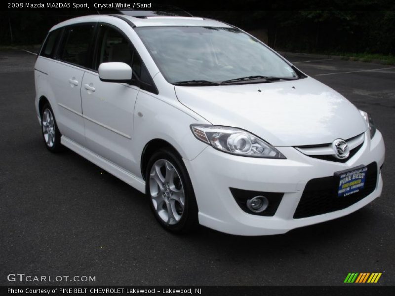 Crystal White / Sand 2008 Mazda MAZDA5 Sport