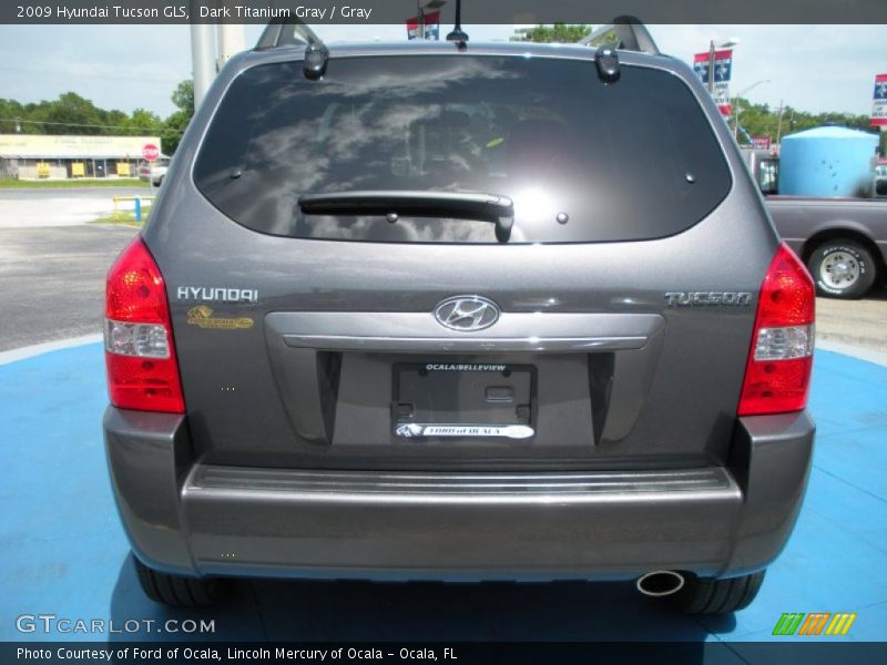 Dark Titanium Gray / Gray 2009 Hyundai Tucson GLS