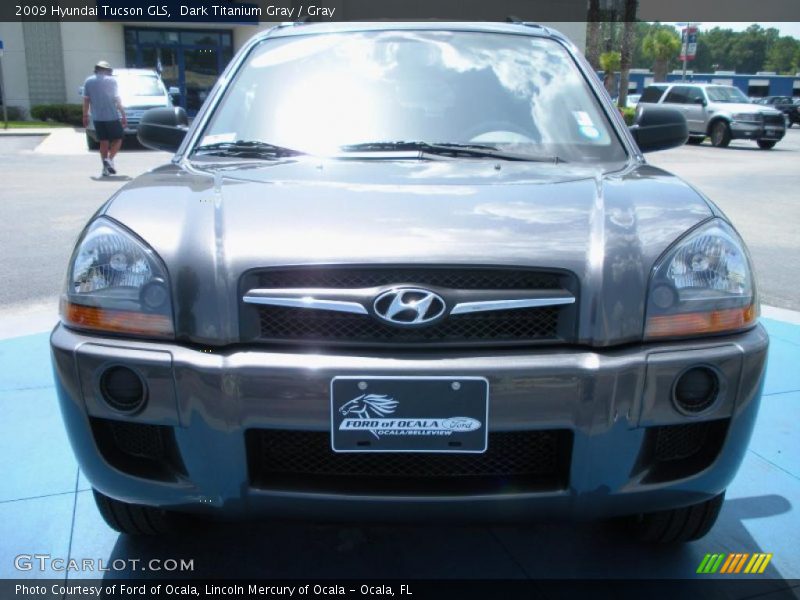 Dark Titanium Gray / Gray 2009 Hyundai Tucson GLS