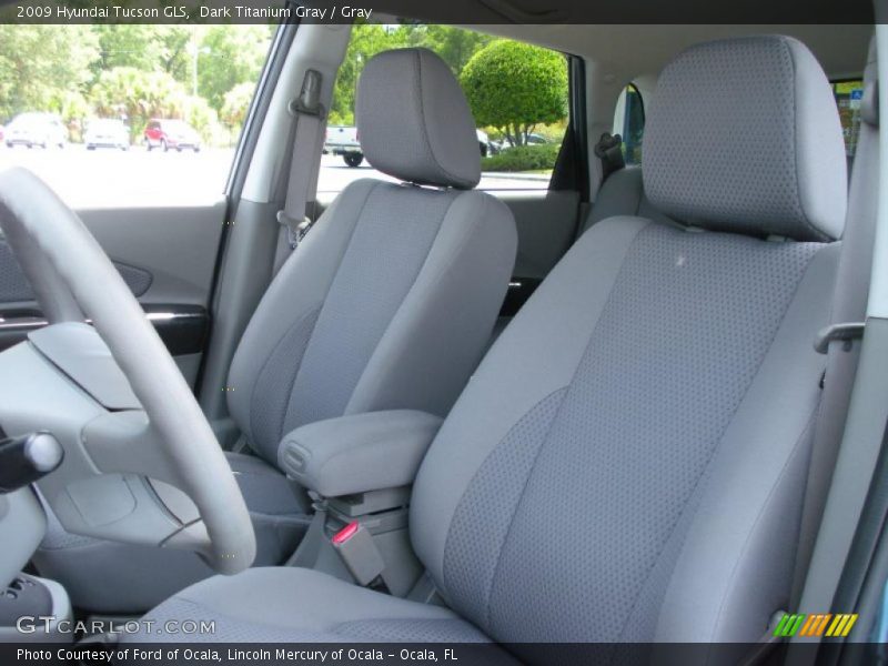 Dark Titanium Gray / Gray 2009 Hyundai Tucson GLS