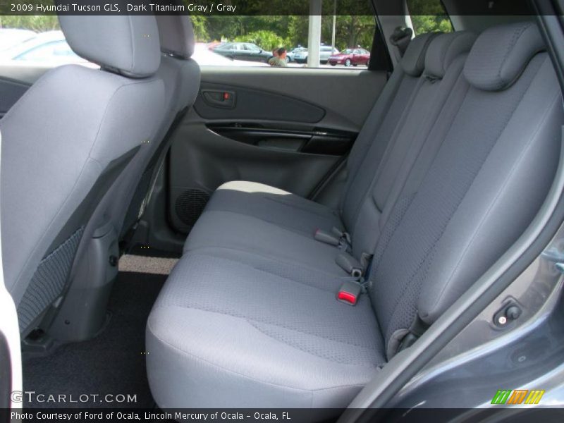 Dark Titanium Gray / Gray 2009 Hyundai Tucson GLS