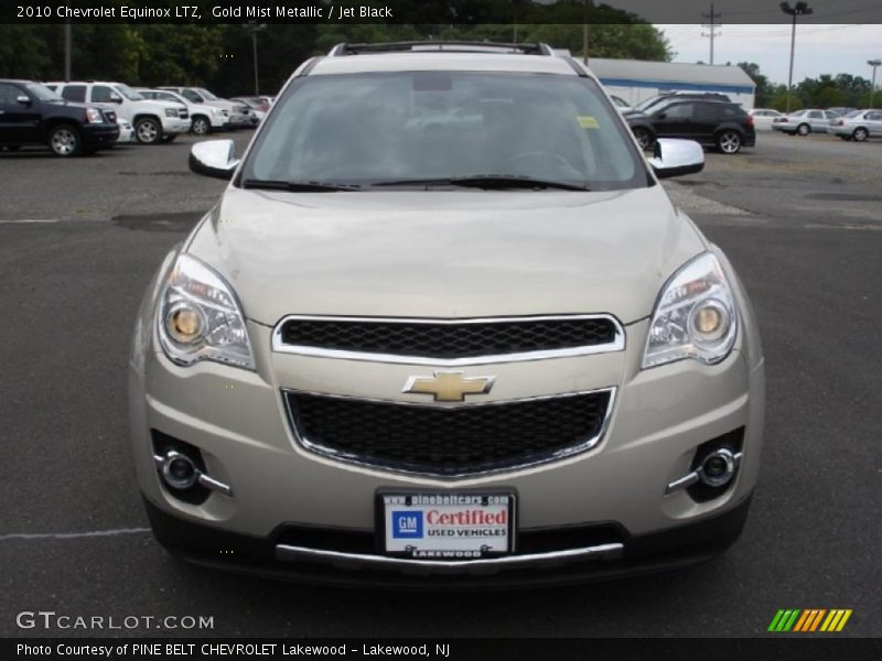 Gold Mist Metallic / Jet Black 2010 Chevrolet Equinox LTZ