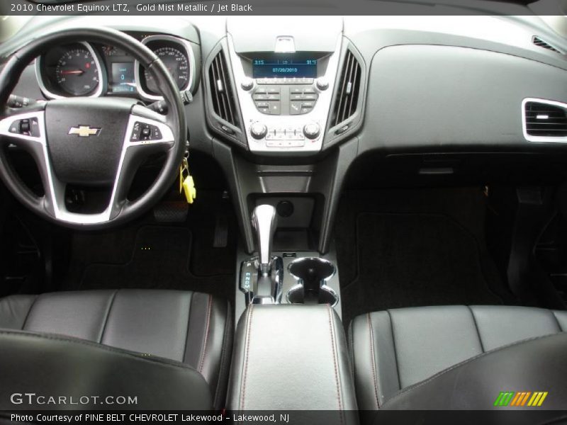 Gold Mist Metallic / Jet Black 2010 Chevrolet Equinox LTZ