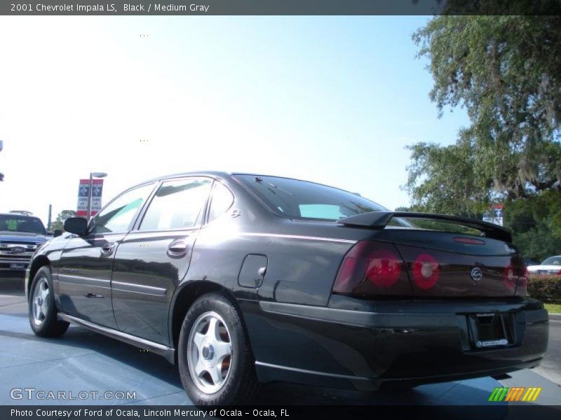 Black / Medium Gray 2001 Chevrolet Impala LS