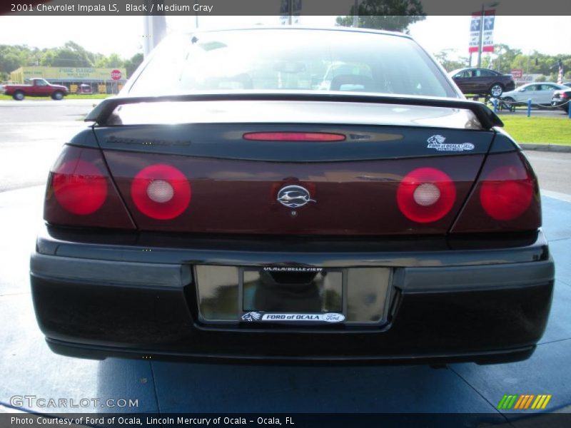 Black / Medium Gray 2001 Chevrolet Impala LS