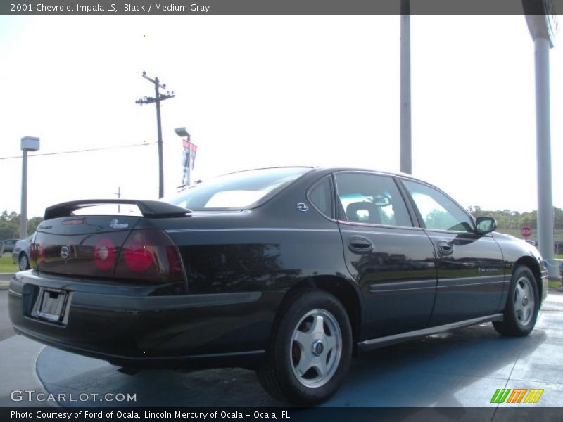 Black / Medium Gray 2001 Chevrolet Impala LS