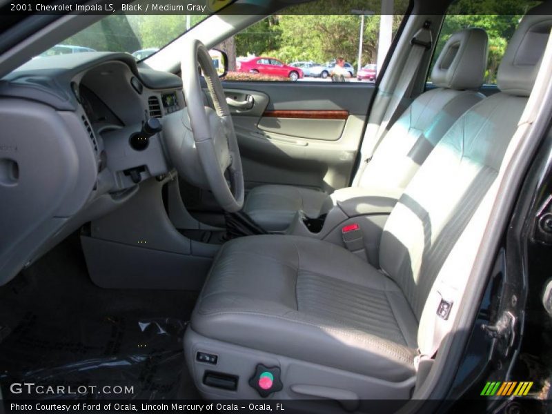 Black / Medium Gray 2001 Chevrolet Impala LS