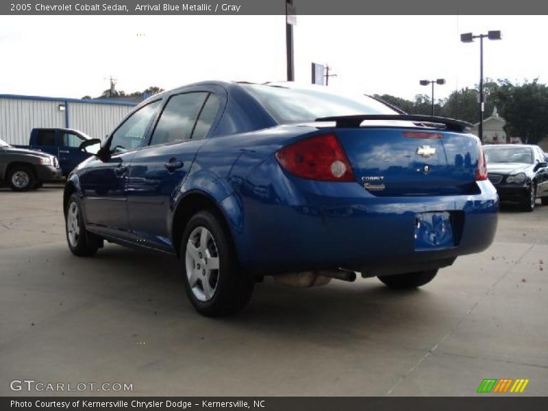Arrival Blue Metallic / Gray 2005 Chevrolet Cobalt Sedan