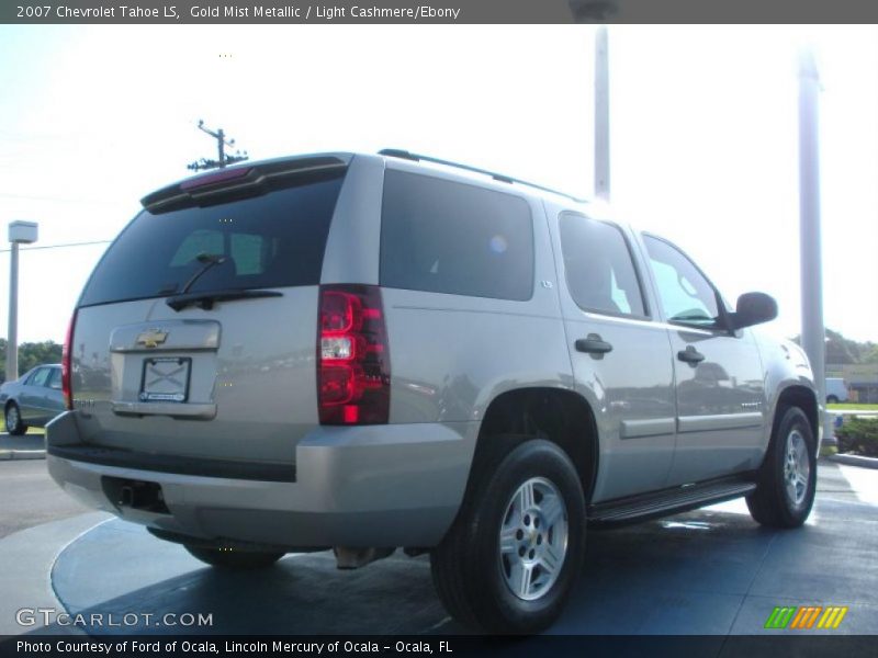Gold Mist Metallic / Light Cashmere/Ebony 2007 Chevrolet Tahoe LS