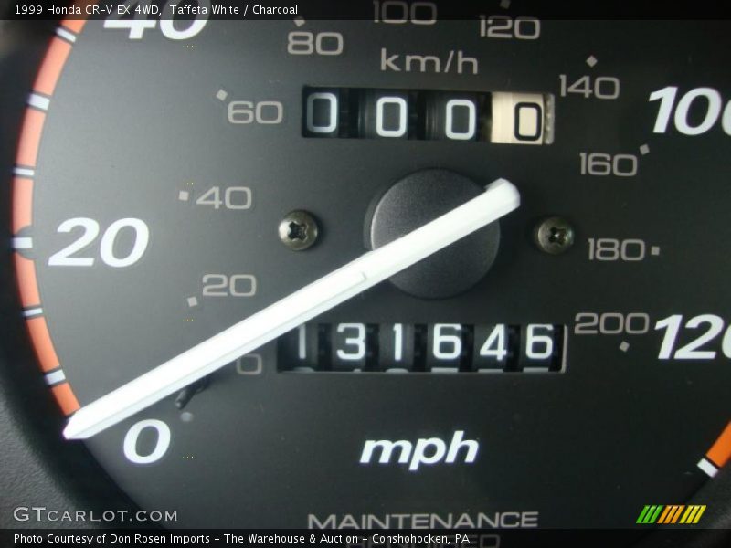 Taffeta White / Charcoal 1999 Honda CR-V EX 4WD