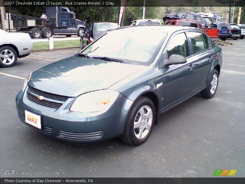 Blue Granite Metallic / Gray 2007 Chevrolet Cobalt LS Sedan
