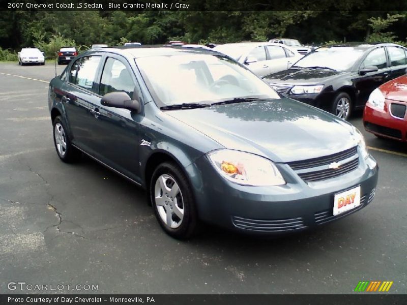Blue Granite Metallic / Gray 2007 Chevrolet Cobalt LS Sedan