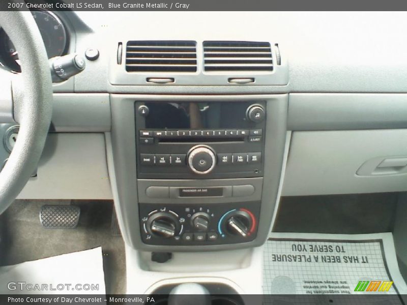 Blue Granite Metallic / Gray 2007 Chevrolet Cobalt LS Sedan