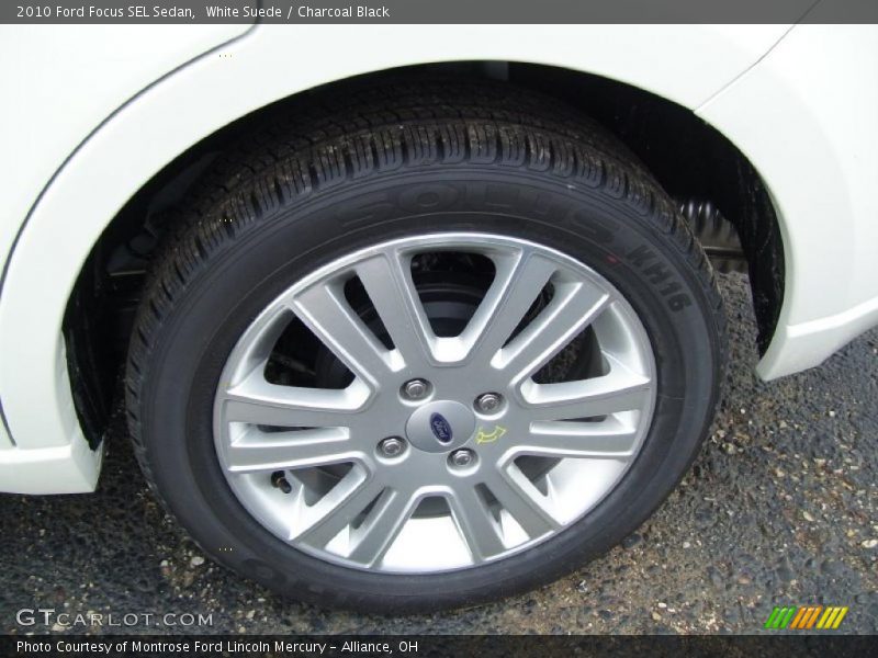 White Suede / Charcoal Black 2010 Ford Focus SEL Sedan