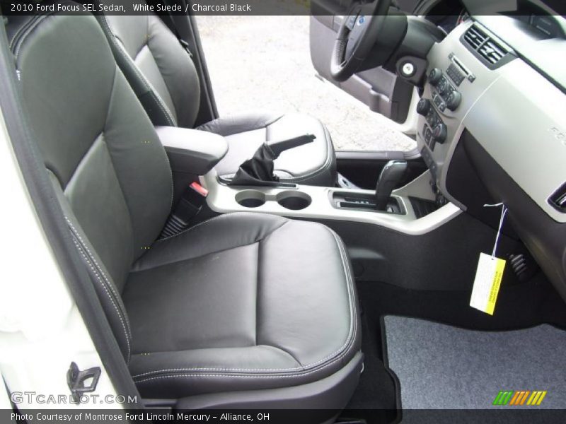 White Suede / Charcoal Black 2010 Ford Focus SEL Sedan