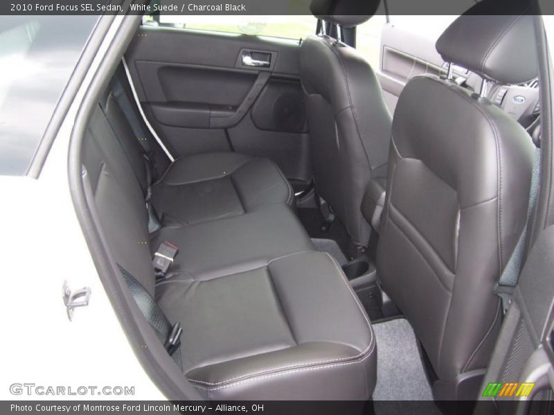 White Suede / Charcoal Black 2010 Ford Focus SEL Sedan
