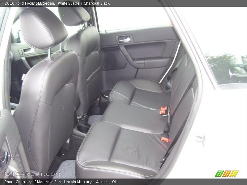 White Suede / Charcoal Black 2010 Ford Focus SEL Sedan