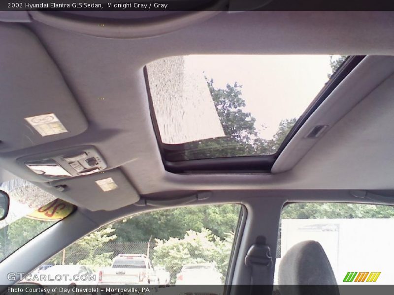 Midnight Gray / Gray 2002 Hyundai Elantra GLS Sedan